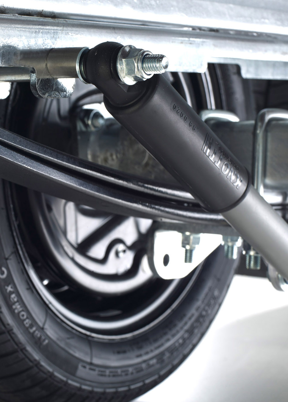 Aanhangwagen met HAPERT paraboolvering