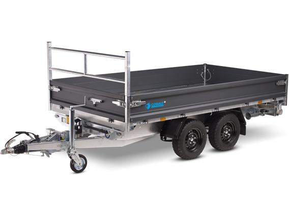 Aanhangwagen met HAPERT paraboolvering