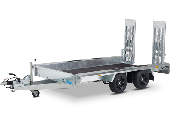 Aanhangwagen met HAPERT paraboolvering